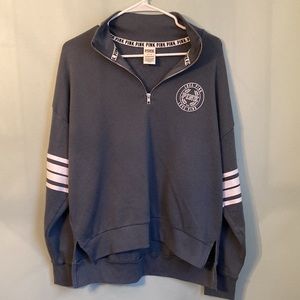 Victoria’s Secret PINK quarter zip sweater. A1